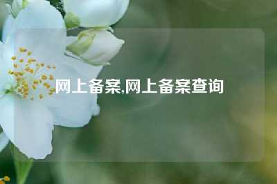 网上备案,网上备案查询