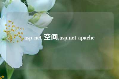 asp net 空间,asp.net apache