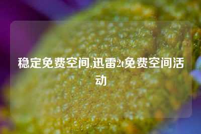 稳定免费空间,迅雷2t免费空间活动