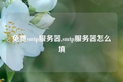 免费smtp服务器,smtp服务器怎么填