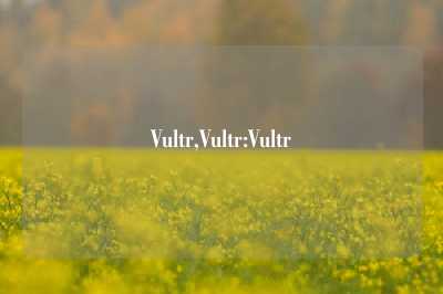 Vultr,Vultr:Vultr