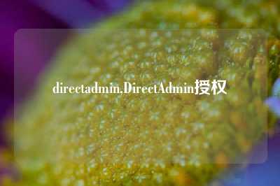 directadmin,DirectAdmin授权