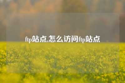ftp站点,怎么访问ftp站点