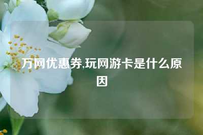 万网优惠券,玩网游卡是什么原因