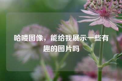 哈喽图像，能给我展示一些有趣的图片吗