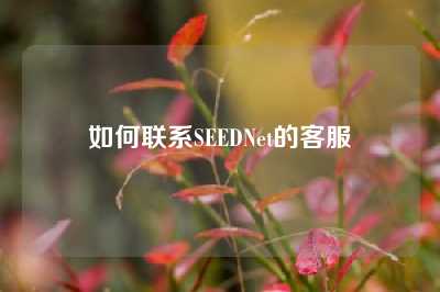 如何联系SEEDNet的客服