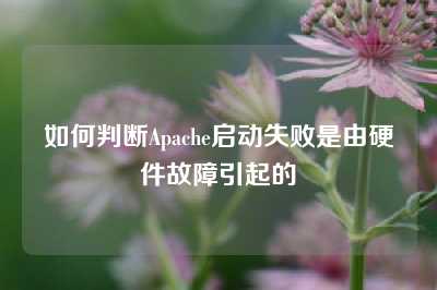 如何判断Apache启动失败是由硬件故障引起的