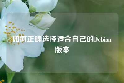 如何正确选择适合自己的Debian版本